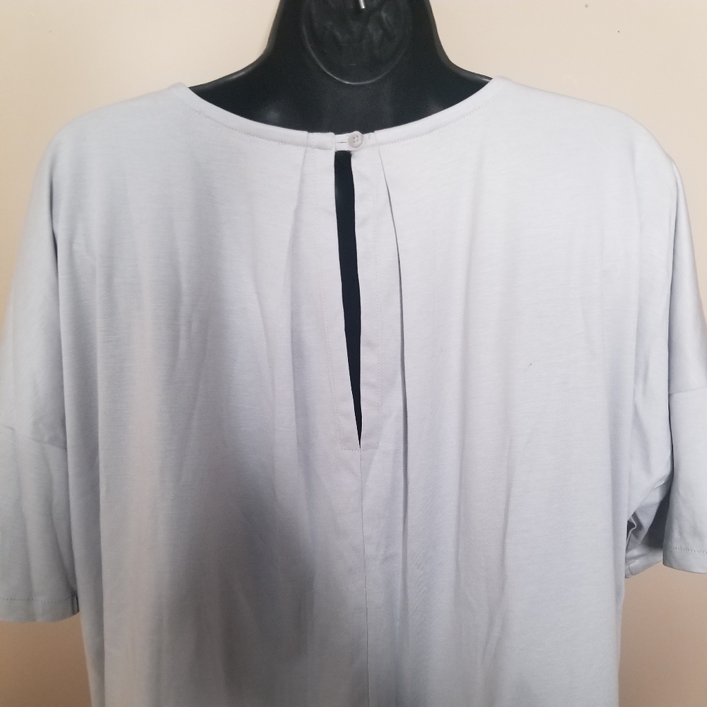 Madewell Night Shift blouse color Fog Size Small - Picture 7 of 10